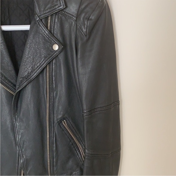 Whistles genius leather biker jacket - Picture 3 of 12